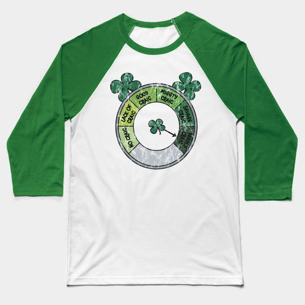 Craic O Metre Baseball T-Shirt by BasicBeach